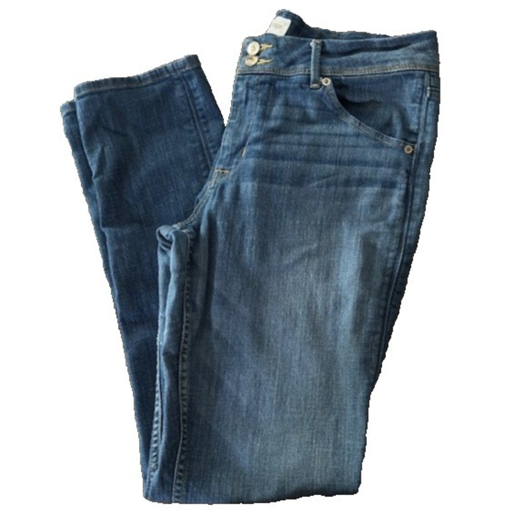 Hudson Collin Skinny Jeans Size 31 Blue Mid Rise Flap Pocket